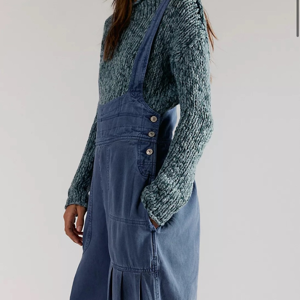 NWT - Free People We the Free Felix Tapered denim Overalls